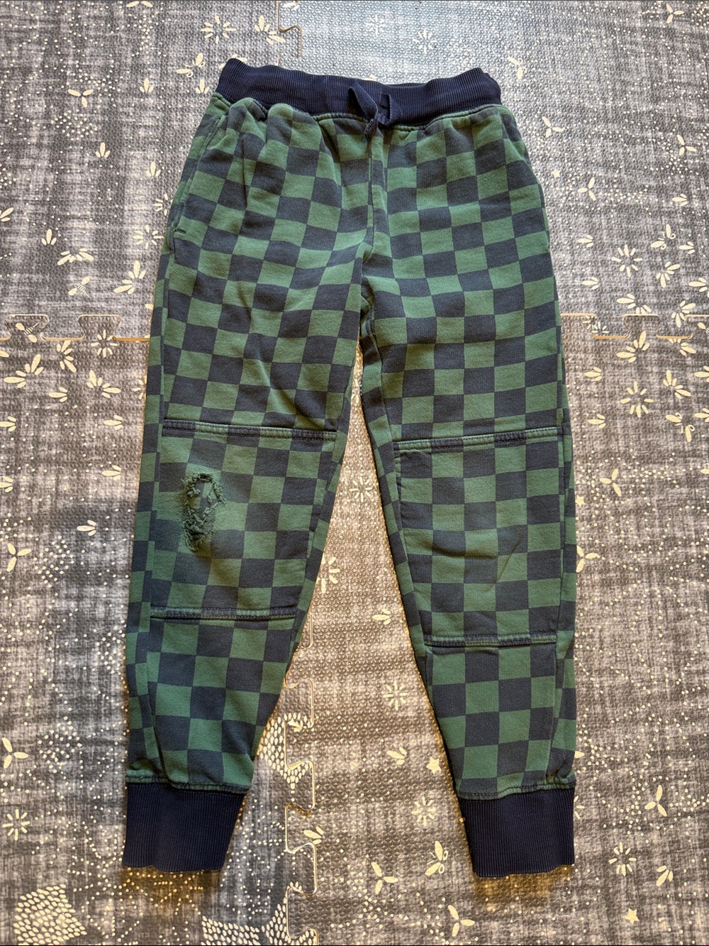 Hanna 6-7 Checkered Joggers